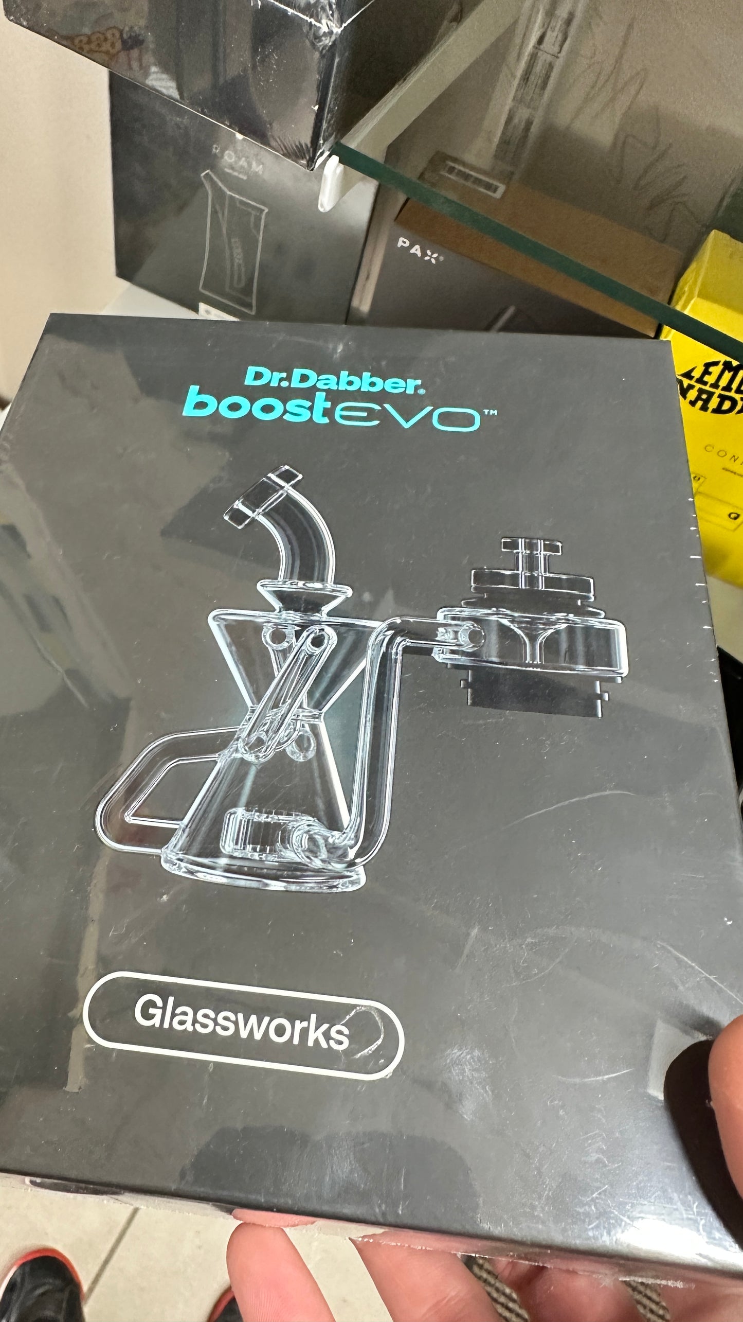 Dr Dabber Boost Evo Glass Attachment- SideWinder